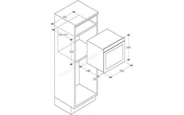 ROSIERES RFZP787IN WIFI - Sch&eacute;ma technique
