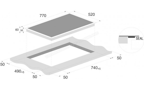 ROSIERES RIFS85MCTT/1 - Dimensions