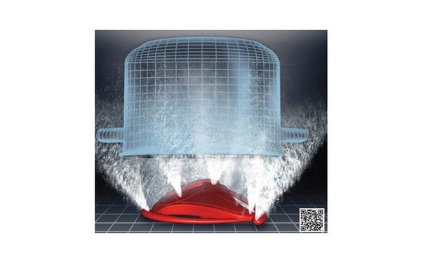 ROSIERES RLF416D - Vue powerwash (cr&eacute;dit : Darty)