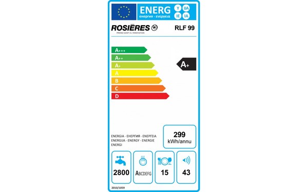 ROSIERES RLF99 - &Eacute;tiquette &eacute;nergie