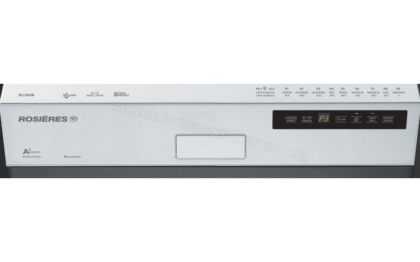 ROSIERES RLI1D63B - Panneau de commandes (cr&eacute;dit : Boulanger)