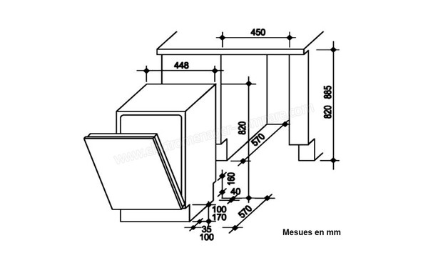 ROSIERES RLS4813 - Schema d'ecnastrement