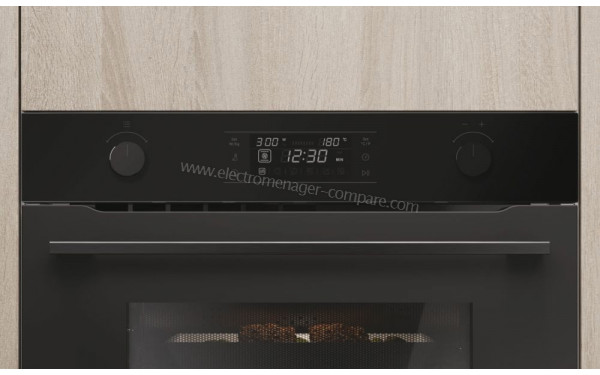 ROSIERES RMC44NSM2 - Vue de la poign&eacute;e et du bandeau de commandes