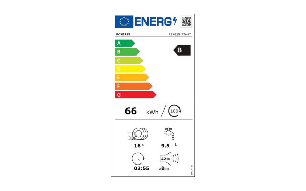 ROSIERES RS6B2S1PTA-47 - &Eacute;tiquette &eacute;nergie v2