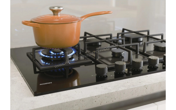 ROSIERES RVG7WL4WC5B - Zoom sur le foyer Double couronne