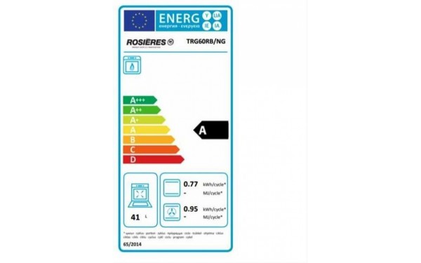 ROSIERES TRG60RB/NG - &Eacute;tiquette &eacute;nergie