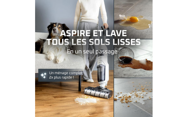 ROWENTA GZ5557EE - Aspire et lave tous les sols lisses