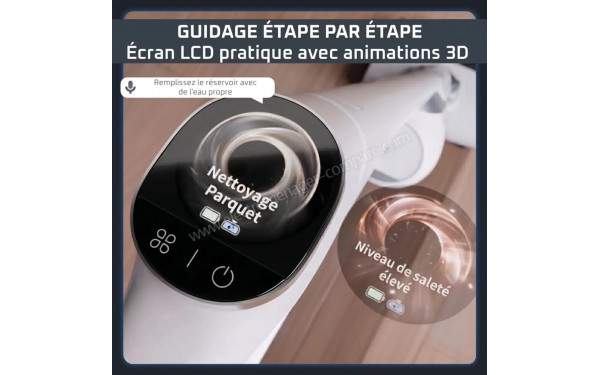 ROWENTA GZ7257E0 - Ecran LCD avec animations 3D