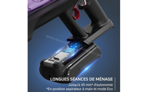 ROWENTA RH2047WO - Autonomie jusqu'&agrave; 45 minutes