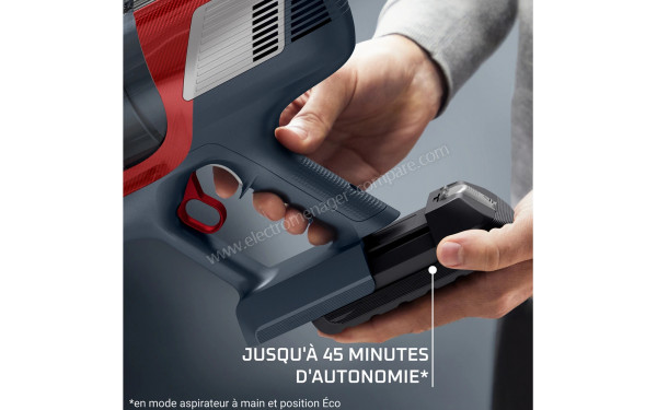 ROWENTA RH6472WO - Autonomie jusqu'&agrave; 45 minutes