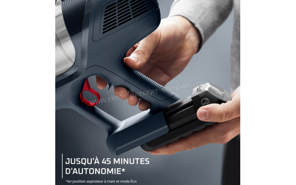 ROWENTA RH6831EO - Autonomie jusqu'&agrave; 45 minutes