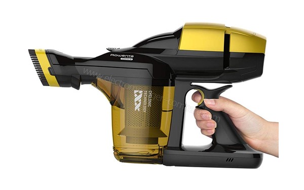 ROWENTA RH7324WO - Vue de profil de l'aspirateur &agrave; main