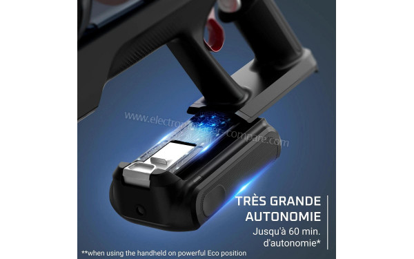 ROWENTA RH7A32E0 - Autonomie jusqu'&agrave; 60 minutes