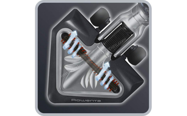 ROWENTA RH8911WH - Vue du dessus de la brosse principale