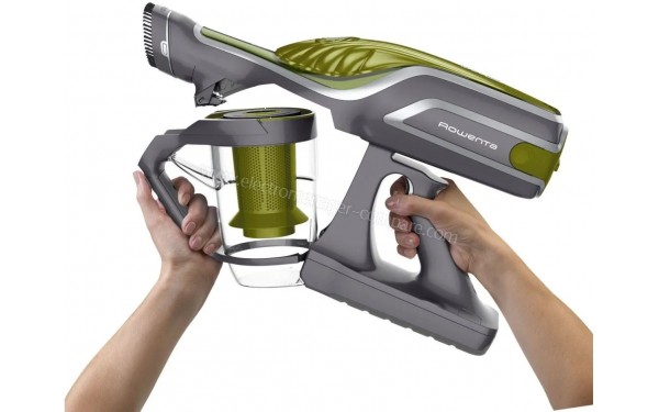 ROWENTA RH9572WO - Vue de l'extraction du bac &agrave; poussi&egrave;res