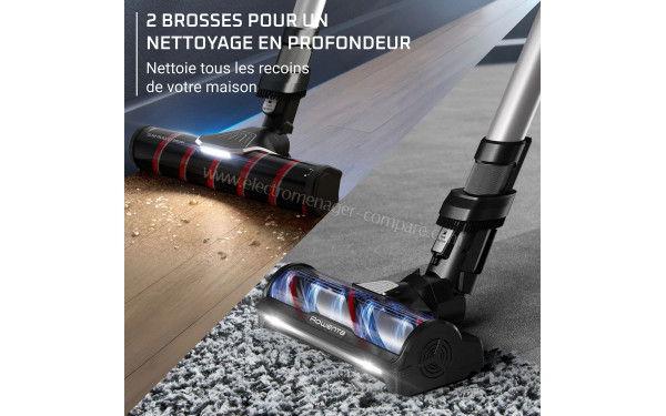 ROWENTA RH9A55E0 - 2 brosses pour un nettoyage en profondeur