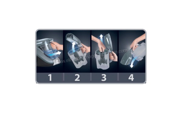 ROWENTA RO3715EA - Vidage bac