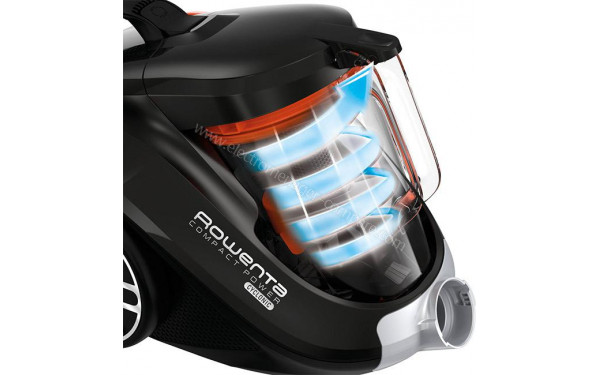 ROWENTA RO3745EA - Vue du flux d'air