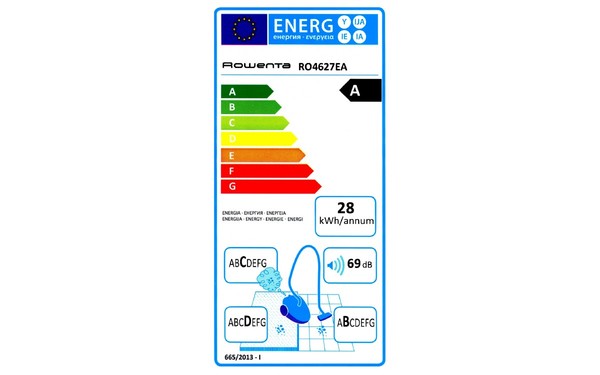 ROWENTA RO4627.EA - &Eacute;tiquette &eacute;nergie