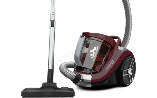 ROWENTA RO4873EA - Vue 3/4 droite avec la brosse principale