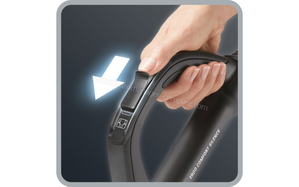 ROWENTA RO6365EA - Vue du variateur de puissance sur la poign&eacute;e