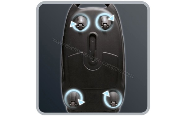 ROWENTA RO6455.EA - Roulettes multidirectionnelles (cr&eacute;dit : Boulanger)