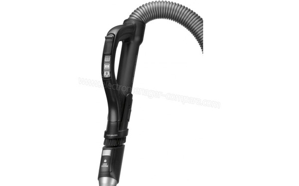 ROWENTA RO6477.EA - Poign&eacute;e du flexible avec brossette ameublement int&eacute;gr&eacute;e (cr&eacute;dit : Boulanger)