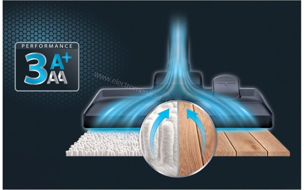 ROWENTA RO6856EA - Vue de la brosse principale en situation