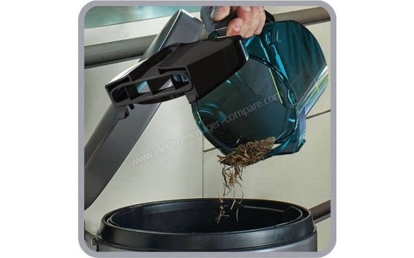 ROWENTA RO7262EA - Vue du retrait de la poussi&egrave;re