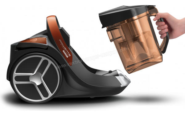 ROWENTA RO7274EA - Vue de l'extraction du bac