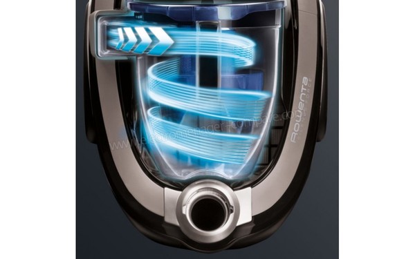 ROWENTA RO7686EA - Syst&egrave;me cyclonique (cr&eacute;dit : Boulanger)