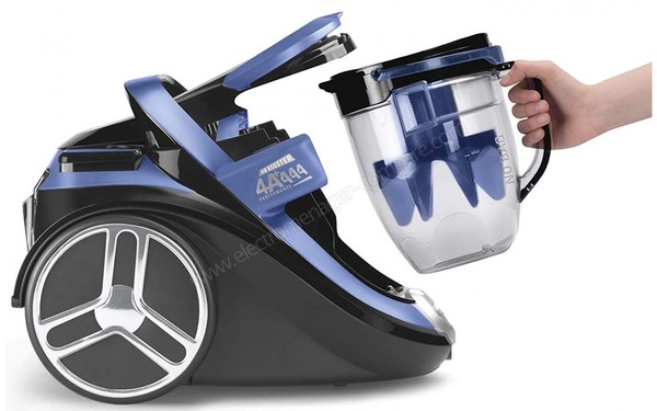 ROWENTA RO7691EA - Vue de l'extraction du bac &agrave; poussi&egrave;re