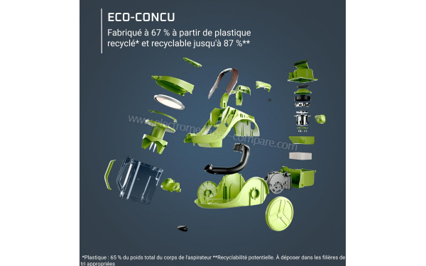 ROWENTA RO7C30EA - Vue &eacute;clat&eacute;e