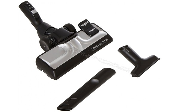 ROWENTA RO8314.EA - Brosse et suceurs vue du dessus (cr&eacute;dit : Boulanger)