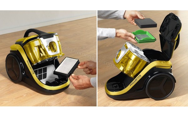 ROWENTA RO8324.EA - Positionnement des filtres