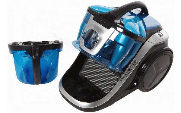 ROWENTA RO8341.EA - Vue 3/4 droite (corps seul) avec bac retir&eacute; (cr&eacute;dit : Boulanger)