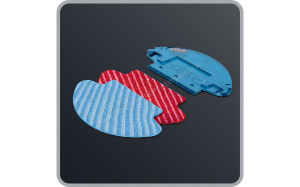 ROWENTA RR7635WH - Vue des lingettes et du r&eacute;servoir &agrave; eau