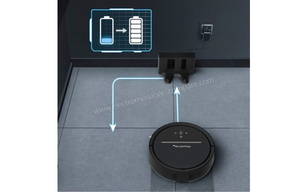 ROWENTA RR7865WH - Reprise du nettoyage apr&egrave;s recharge (cr&eacute;dit : Darty)