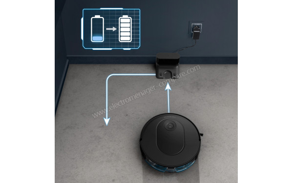 ROWENTA RR8L65WH - Retour automatique vers la base de chargement