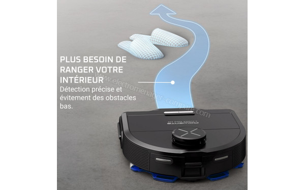 ROWENTA RR9475WH - D&eacute;tection pr&eacute;cise et &eacute;vitement des obstacles bas