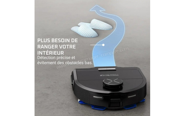 ROWENTA RR9485WH - D&eacute;tection pr&eacute;cise et &eacute;vitement des obstacles bas