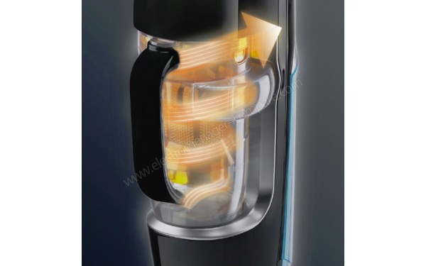 ROWENTA RY7585WH - Vue du bac &agrave; poussi&egrave;re (cr&eacute;dit : Boulanger)