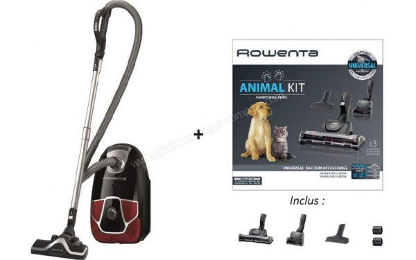 ROWENTA YY4186FE - Aspirateur RO6823EA + Kit Animal