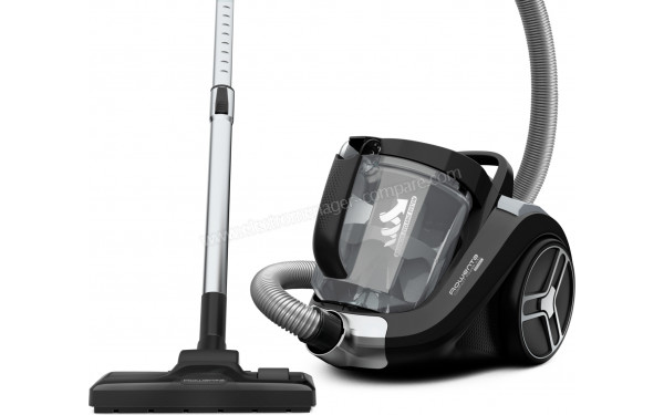 ROWENTA YY5067FE - Vue 3/4 droite avec brosse