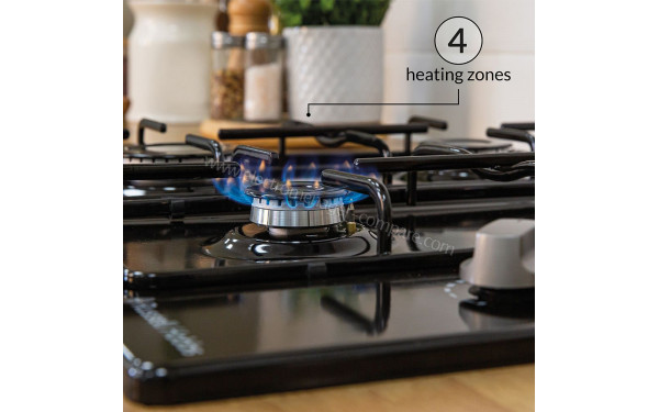 RUSSELL HOBBS RH60GH401B - Zoom sur un foyer