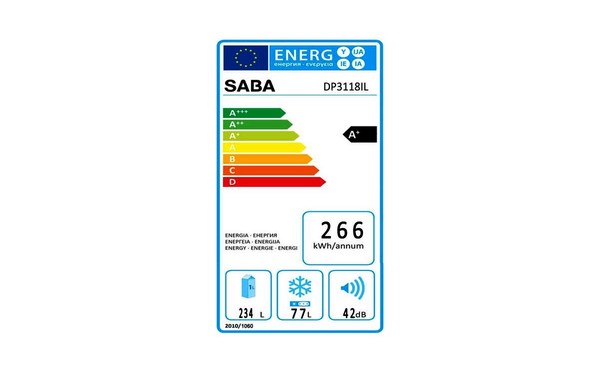 SABA DP3118IL - &Eacute;tiquette &eacute;nergie