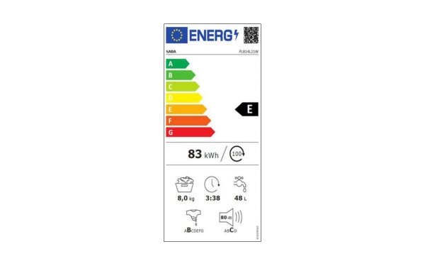 SABA FL814L21W - &Eacute;tiquette &eacute;nergie v2