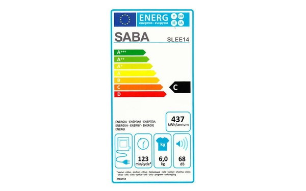 SABA SLEE14 - &Eacute;tiquette &eacute;nergie