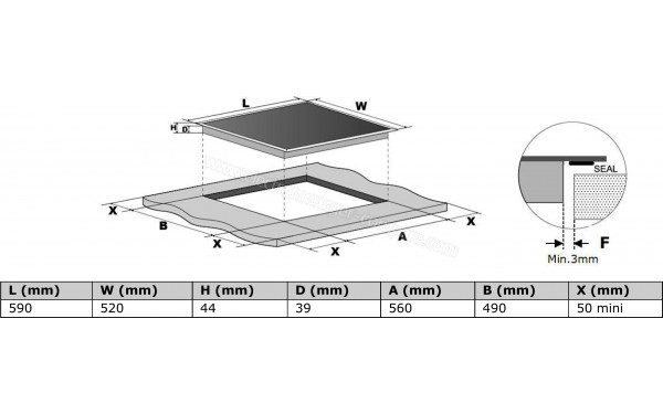 SABA TVS46000 A20 - Sch&eacute;ma technique