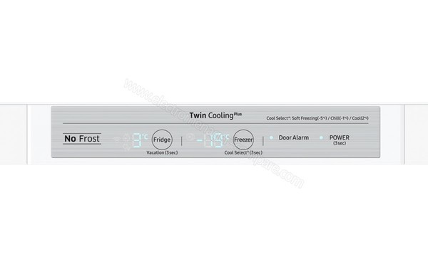 SAMSUNG BRB260076WW - Vue des commandes